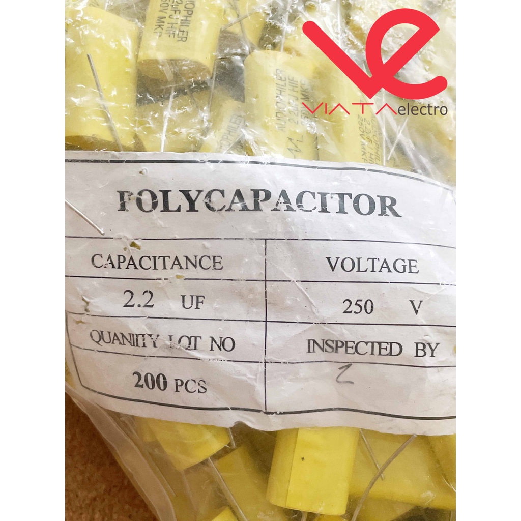 MKP 225 250V AUDIOPHILER 2.2UF KAPASITOR MILAR 250V MKP225 POLYCAPACITOR