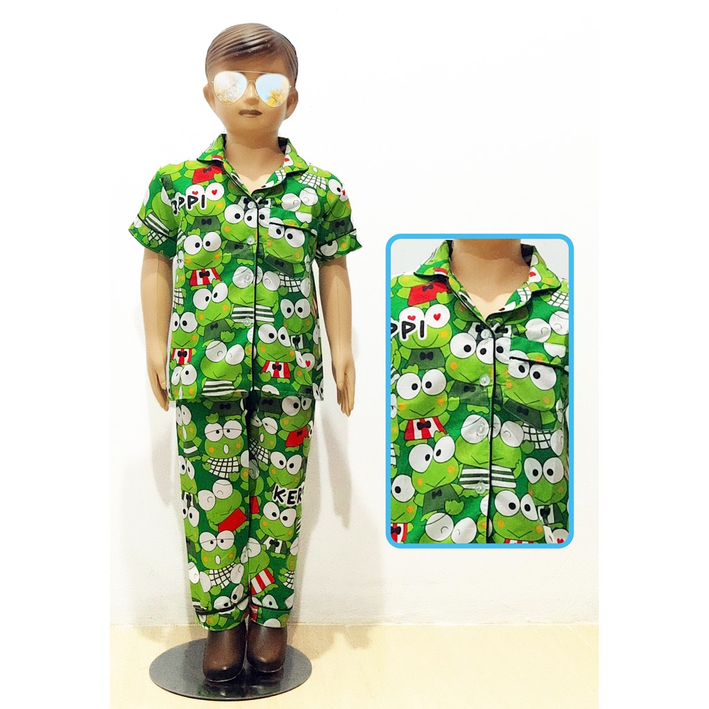 TERMURAH Baju Tidur Setelan PIYAMA Anak KEROPI Katun TERMURAH Baju Tidur Setelan PIYAMA Anak KEROPI Katun