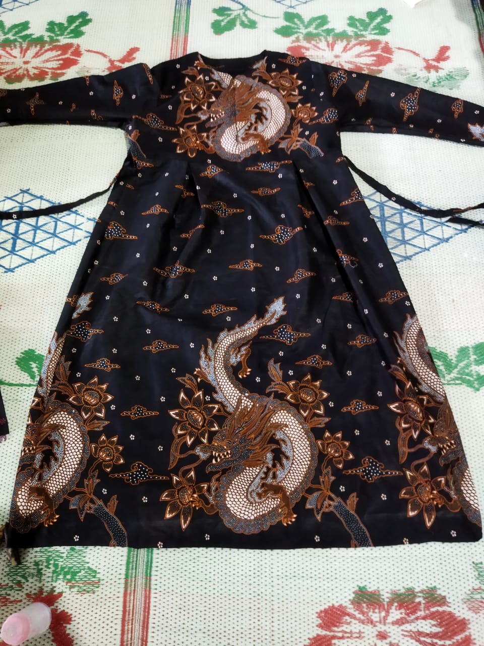 Motif Ahy Baju Batik Couple Keluarga Seragam Gamis Blouse Anak Putri Hem Kemeja Tunik Dress Jumbo