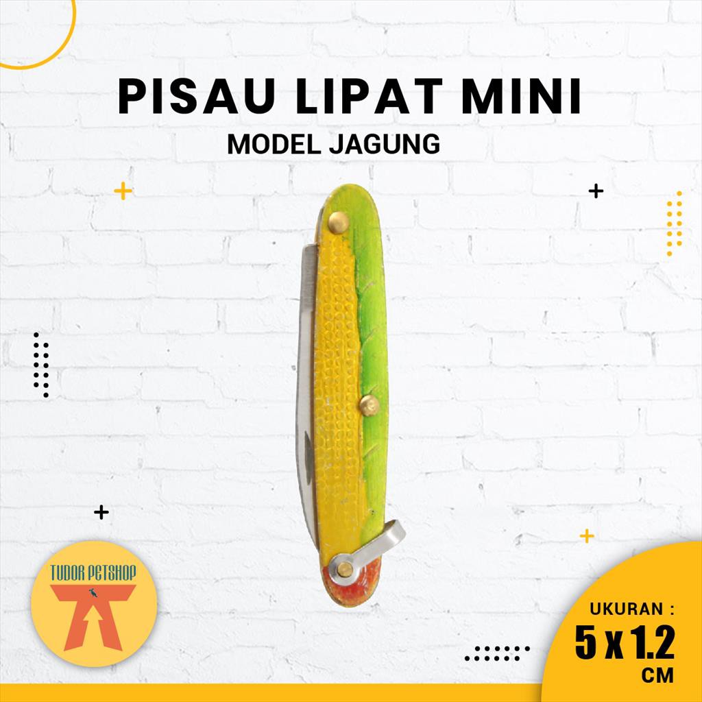 PISAU SAKU LIPAT MINI MODEL JAGUNG