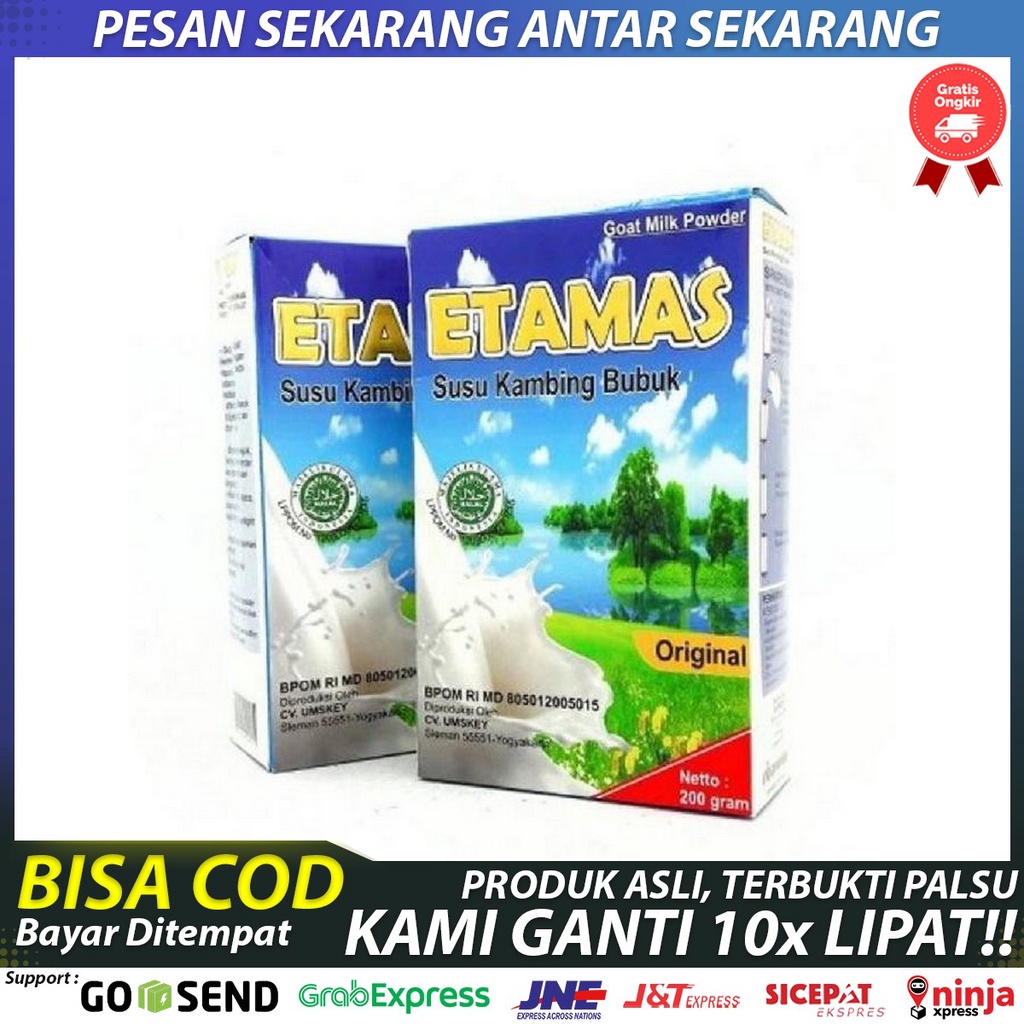 

Susu Kambing Etamas - Susu Kambing Etawa - Susu Penambah Berat Badan Anak - Susu Atasi Sakit Maagh dan Asam Lambung - Obat Sakit Asma