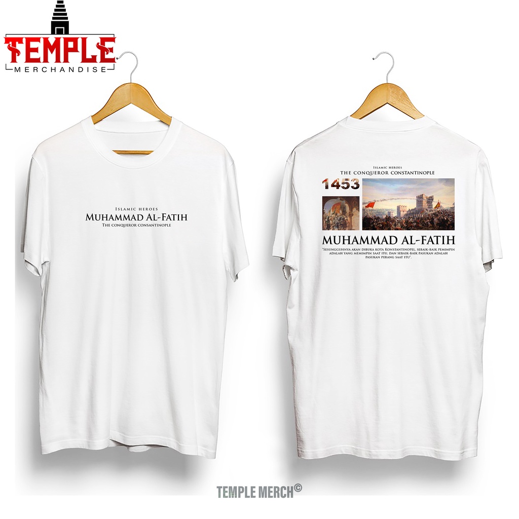 Baju Kaos Islami Muhammad Al Fatih - Temple Merch