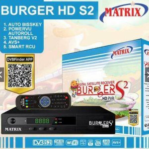 Receiver Matrix Parabola Mini Burger S2 HD  Sama Seperti Burger S2 HD