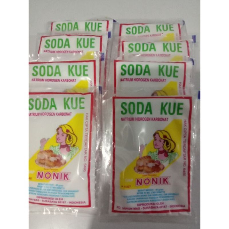 

Soda Kue / Natrium Bicarbonat Cap Nonik 40 gram