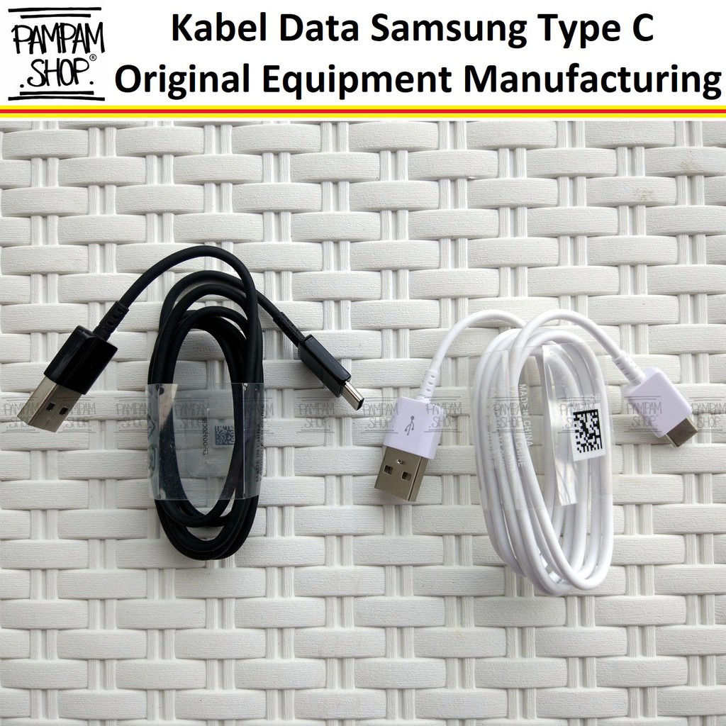 Kabel Data Charger Samsung Type C Fast Charging USB Original A3 A5 A7 2017 C7 C9 Pro S8 Plus Tipe C