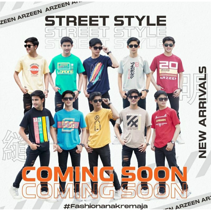 Kaos Anak/ Kaos Remaja/ kaos Murah/ Kaos Branded / Kaos Street Style by Arzeen