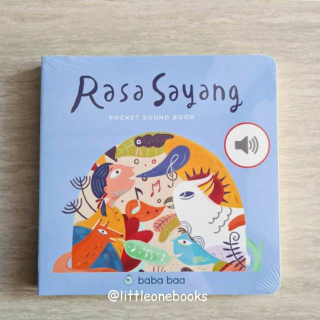 Rasa Sayang Pocket Sound Book / baba baa family soundbook / buku bayi dan anak bersuara