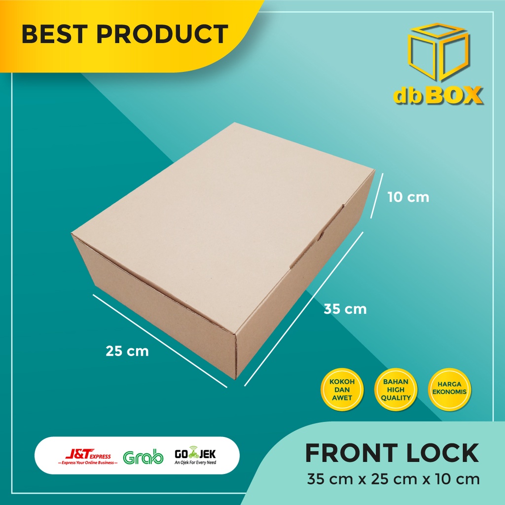 

(10pcs) Kardus 35x25x10....Die Cut kotak aksesoris-dll model box pizza