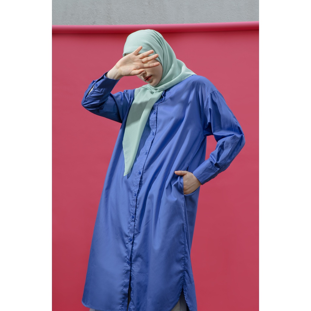 Cottoncut Gwen Long Shirt Kemeja Tunik