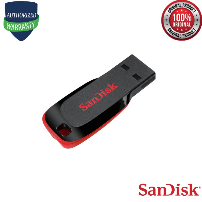 Flash Disk SanDisk Cruzer Blade USB Flash Drive, CZ50 16GB SDCZ50-016G-B35