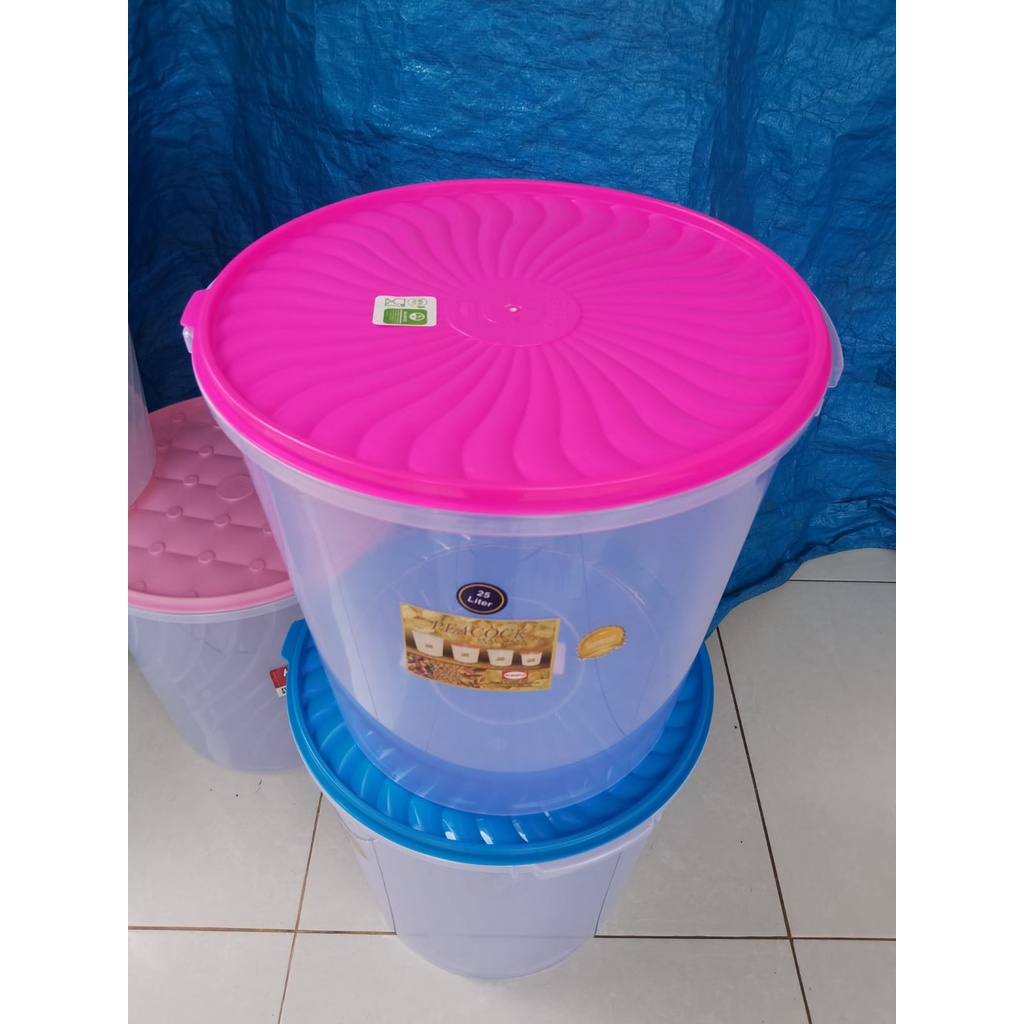 Sealware bulat peacock 25L SIP 625 Toples kapasitas 25 Liter