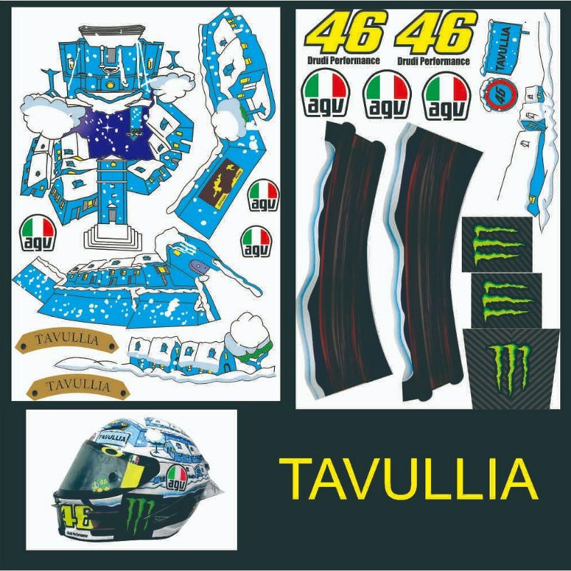 water decal agv tavullia