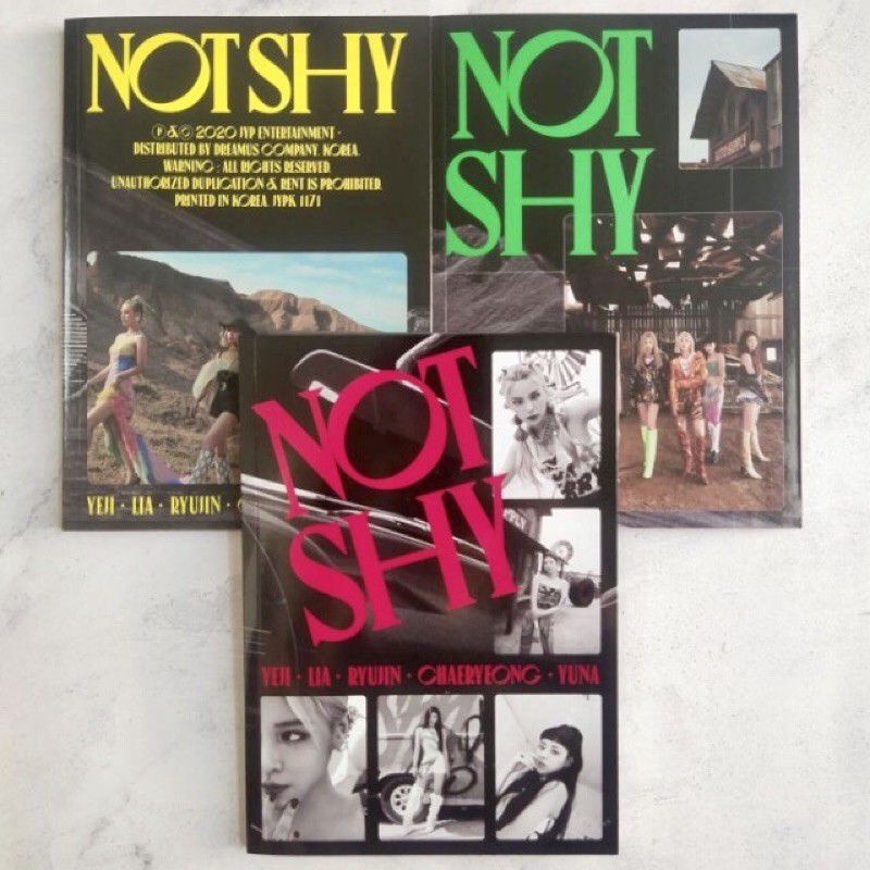 (FULLSET) ALBUM ITZY NOT SHY UNSEALED OFFICIAL