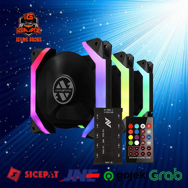 Fan Casing Abkoncore Spider Spectrum RING RGB 3in1 (REMOTE+CONTROLER) MANTULLL GAN