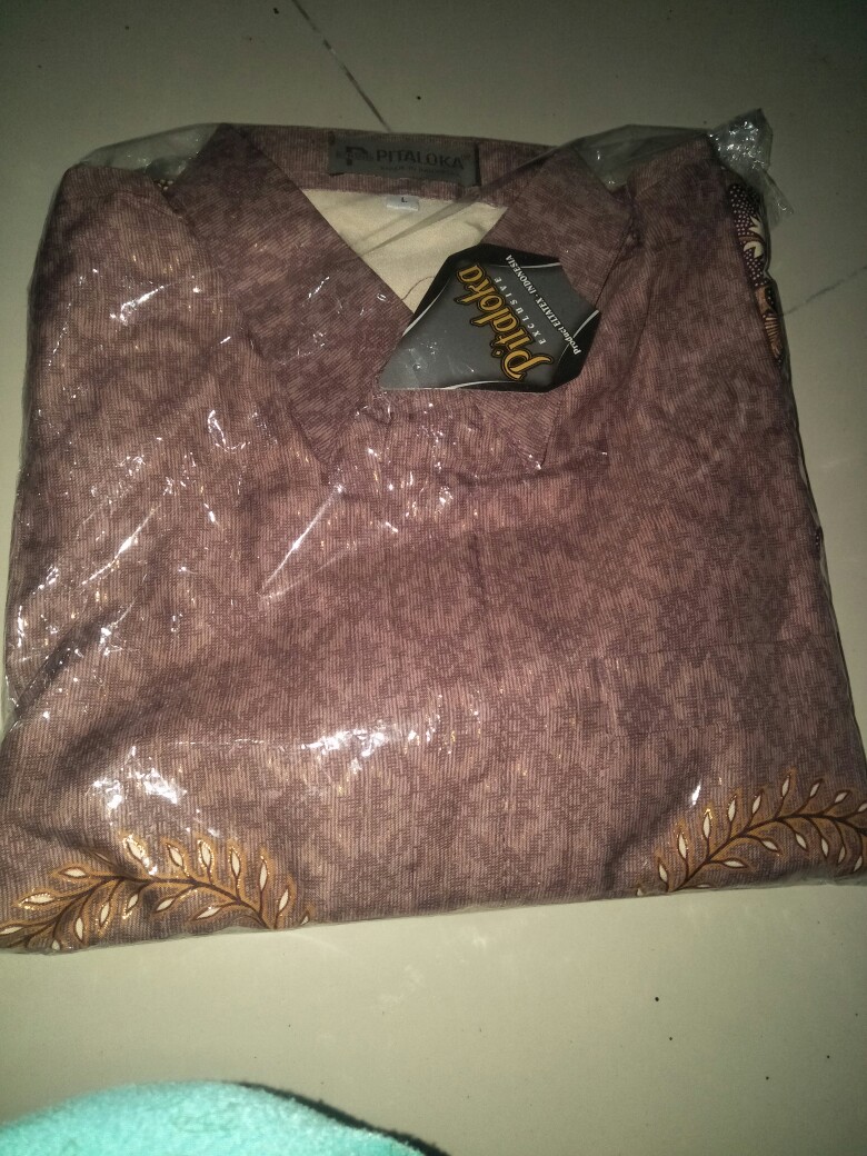 Kemeja Batik Sutra Prada Soft Color Berlapis Furing Istimewa Exclusive Original Batik Pekalongan