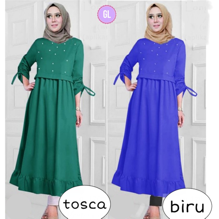 SPESIAL ATASAN PAKAIAN WANITA MUSLIM GAUN SETELAN maxi dress/dress muslim/baju murah/baju muslim/ale