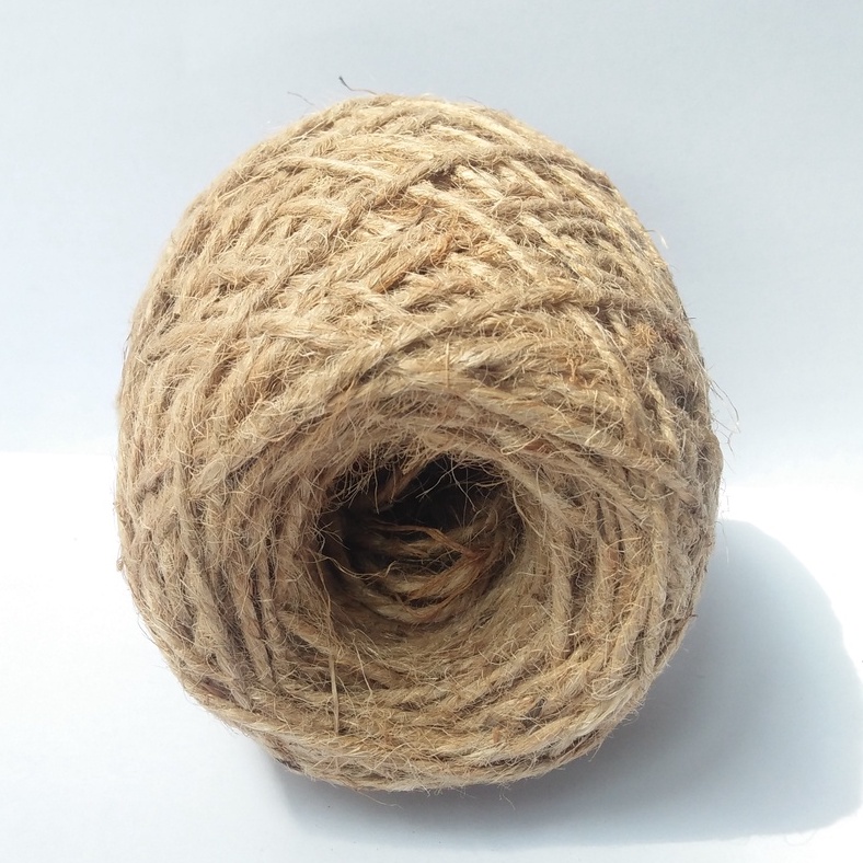 

100gram 2ply Tali goni, Tali rami, tali vintage, jute, craft, aksesoris