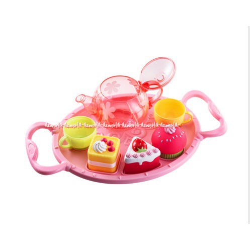 Elc Bathtime Tea Party 6Pcs Mainan Kue Dan Piring Saat Mandi Bisa Terapung