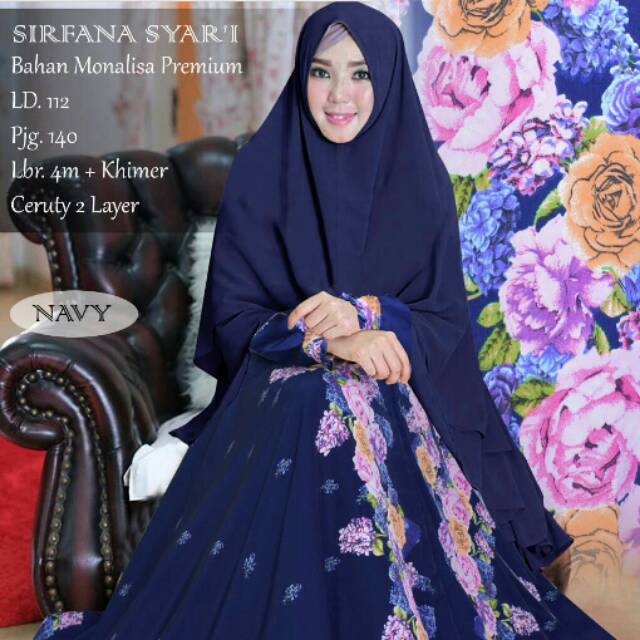 ALYA GAMIS SYARI SIRFANA HIJAB DRESS MUSLIM FASHION