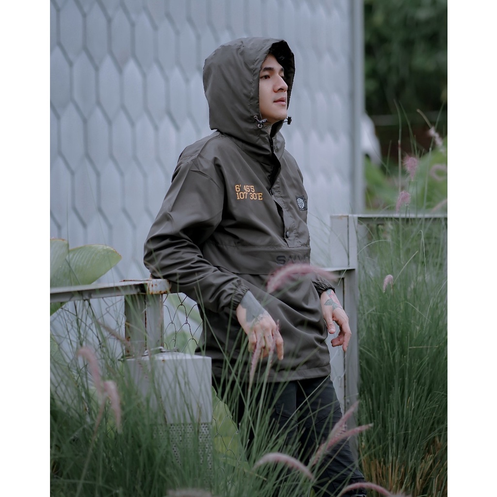 HIDDEN SALVIOHEXIA Jaket Cougle Jaket Pria Jaket Parasut Jaket Outdoor Jaket Windbreaker Jaket Distro