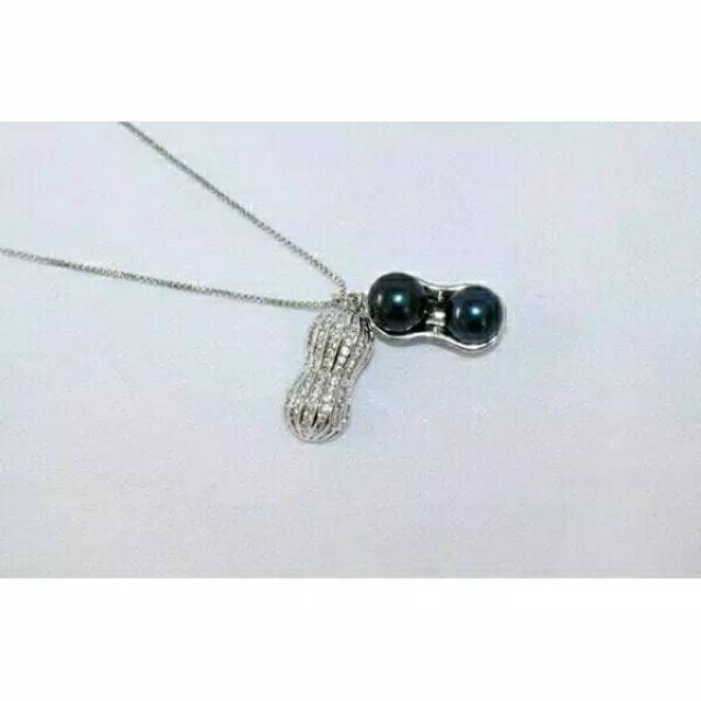 Kalung mutiara lombok model kacang
