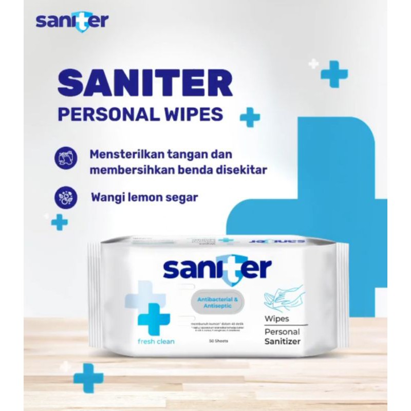 Saniter Wipes Personal Sanitizer