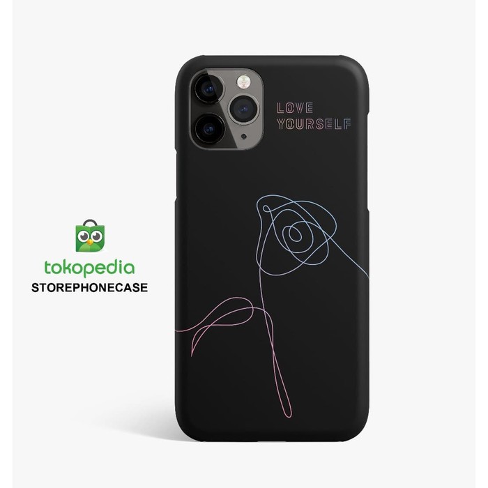Caseme Casing HP BTS LOVE YOUR SELF FLOWERS