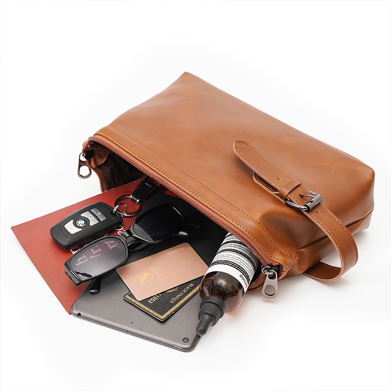 Clutch Pria Murah / Clutch Wanita AndBun Tas Tangan Hand Bag Pouch - Xclutch Kantoran Kulit