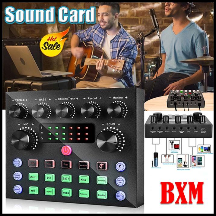 Sound Card V8 Mixer Bluetooth Soundcard V8 Audio Soundcard V8S