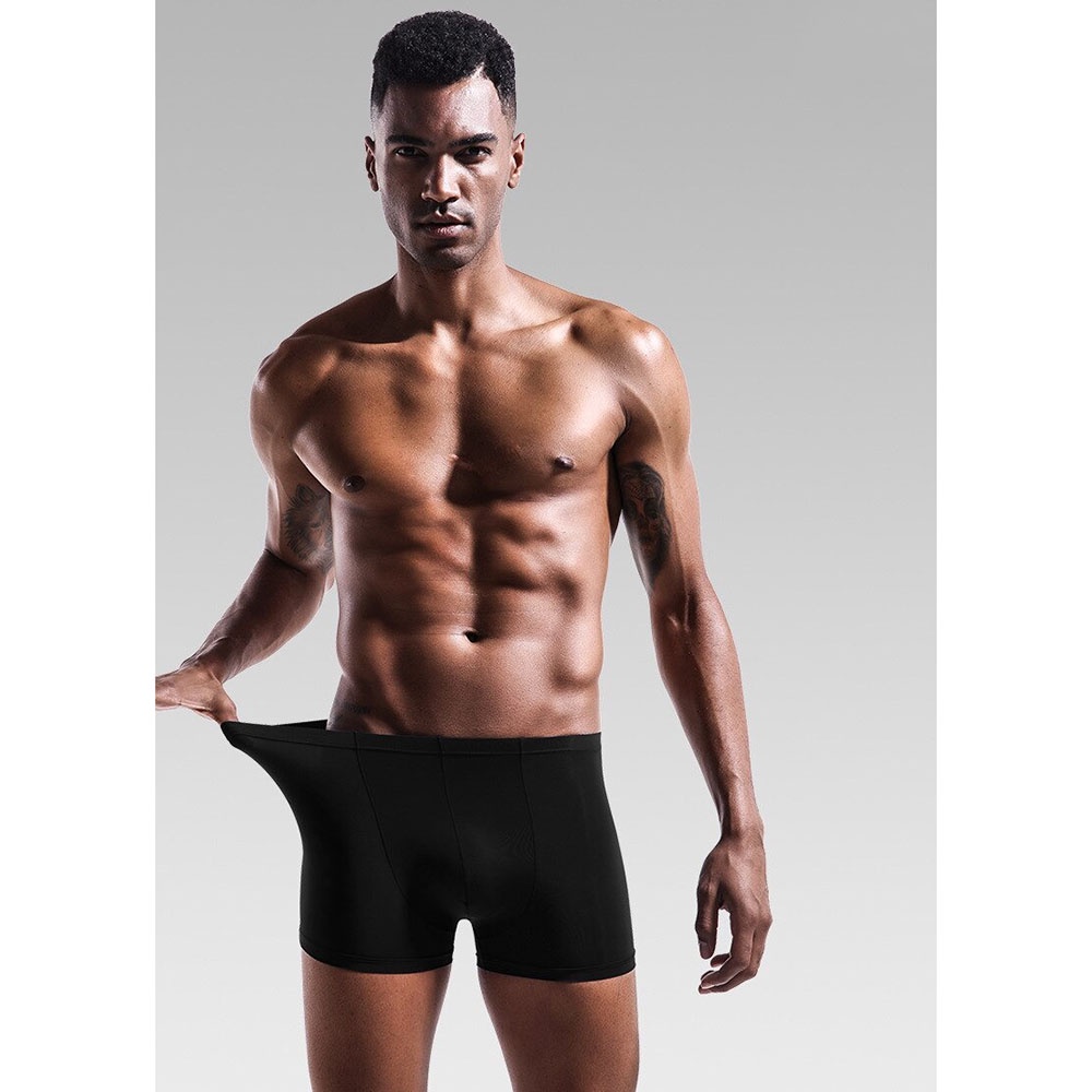 AOELEMENT Celana Dalam Boxer Pria Breathable Ice Silk - AO501