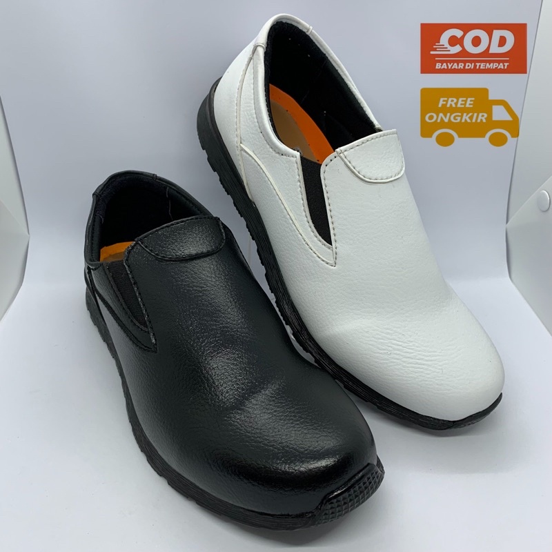 Pantofel Pria | Pantofel Putih Pria | Sepatu Putih Pria