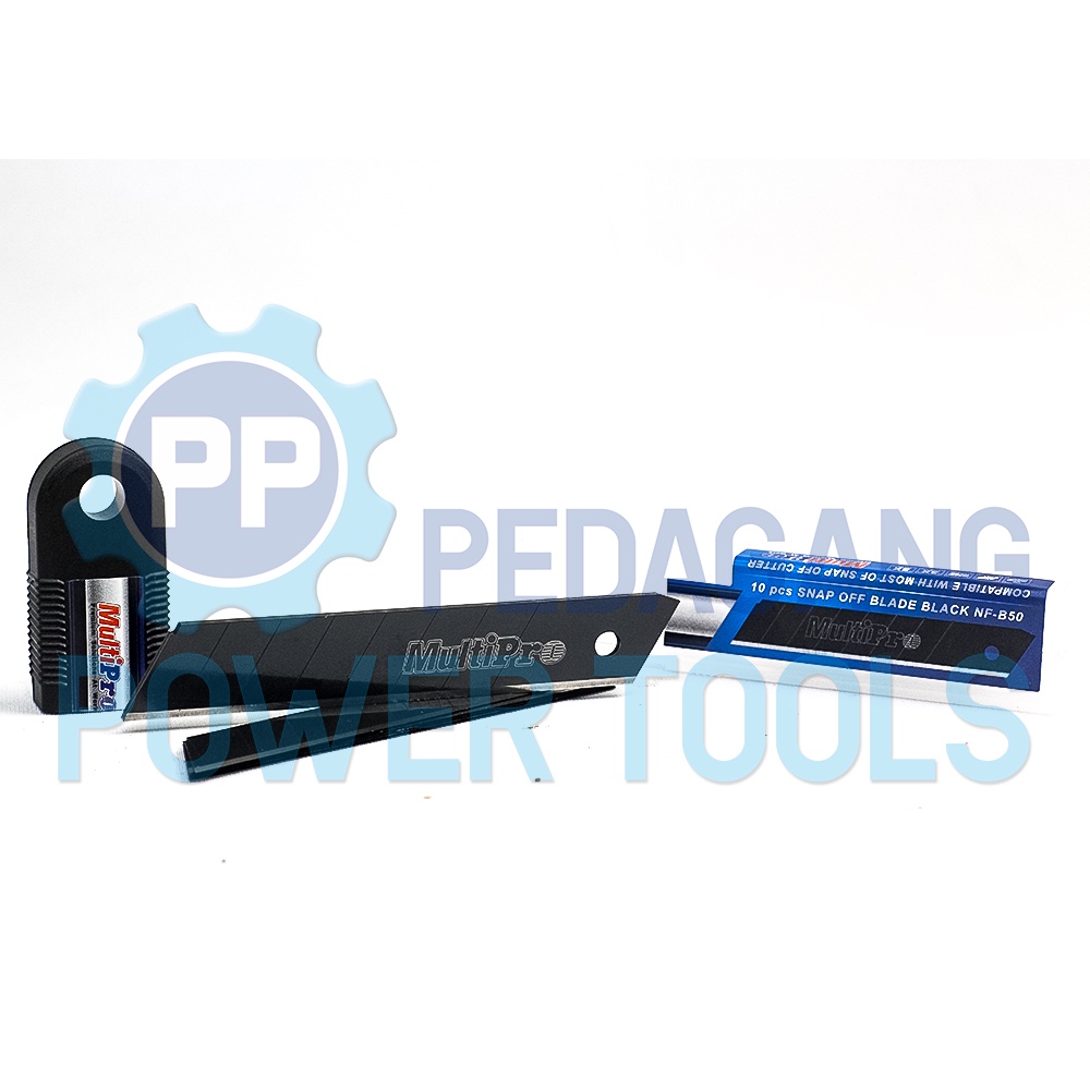 MULTIPRO B50 SET 10 PCS ISI MATA PISAU KATER 18 MM REFILL CUTTER BLADES