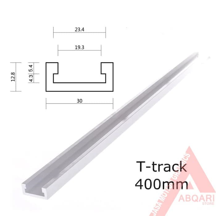 t track / miter slot / table saw runner / table saw fence rail Termurah