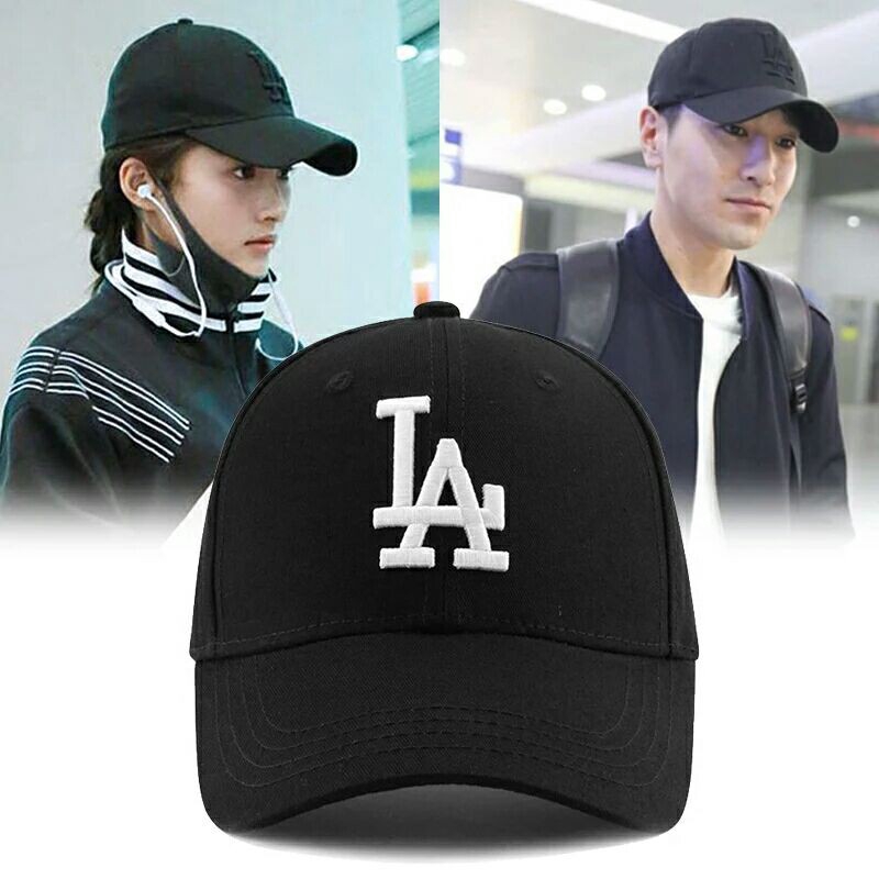 Topi Baseball Motif Los Angeles untuk Unisex