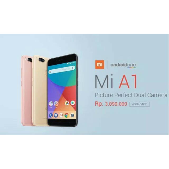 Xiaomi Mi A1 Ram.4 Rom.64 Grs resmi Tam 1 Tahun