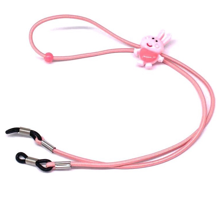 Tali Silicone Strap Penahan Kacamata Anak / pria dan wanita Karakter Lucu