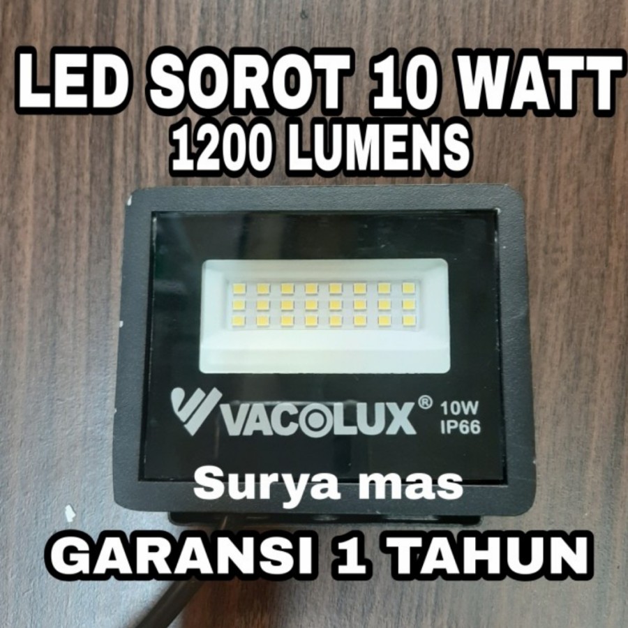 Vacolux Lampu Sorot 10 Watt Lampu Tembak Led Floodlight 10w Sorot