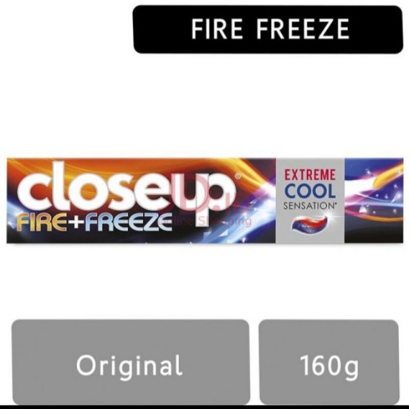 closeup pasta gigi fire freeze 160gr / close up fire+freeze 160g