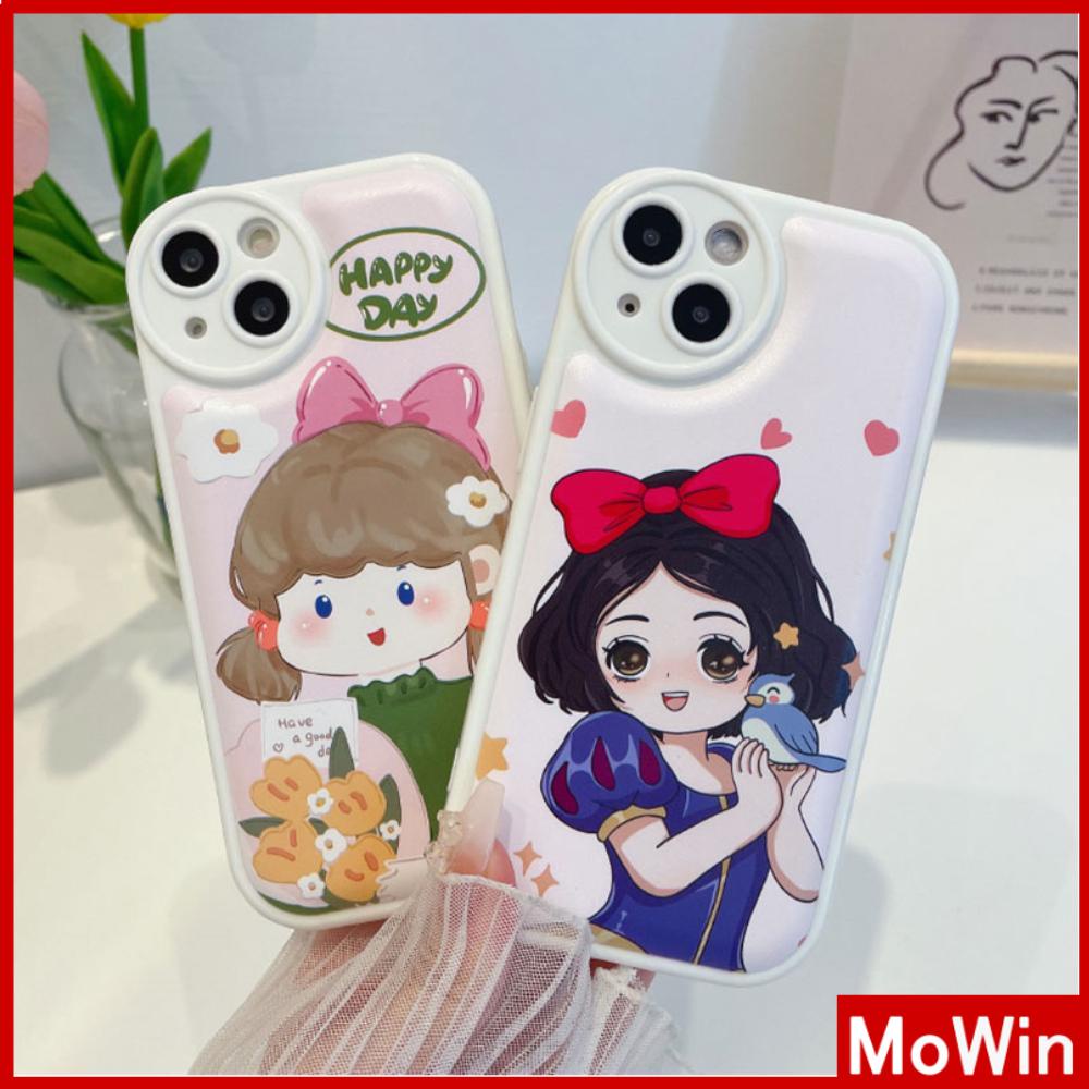 iPhone Case TPU Silicone Soft Case Airbag Shockproof Protection Camera Cute Cartoon Princess Style Compatible For iPhone 11 Pro Max 13 Pro Max 12 Pro Max 7Plus xr XS Max