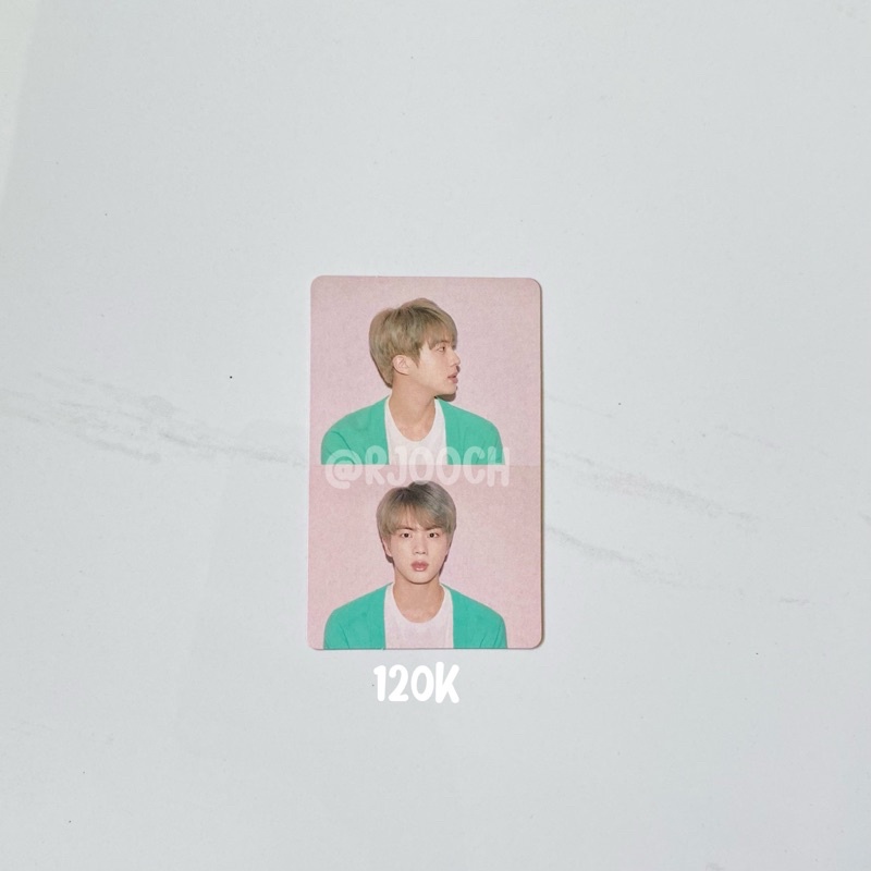 Photocard BTS Jin  Map Of The Soul: Persona / MOTSP ver 1