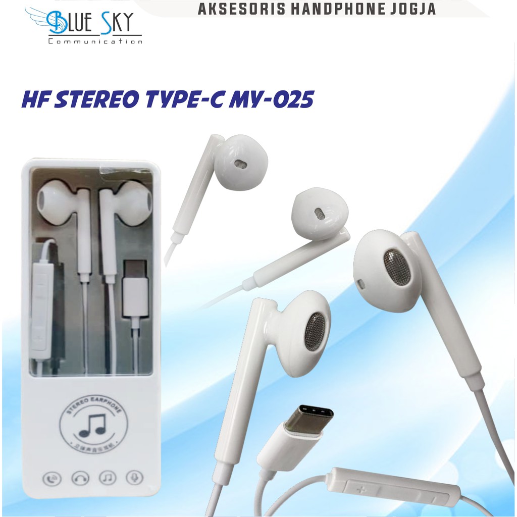 HEADSET EARPHONE STEREO TYPE-C MY-025