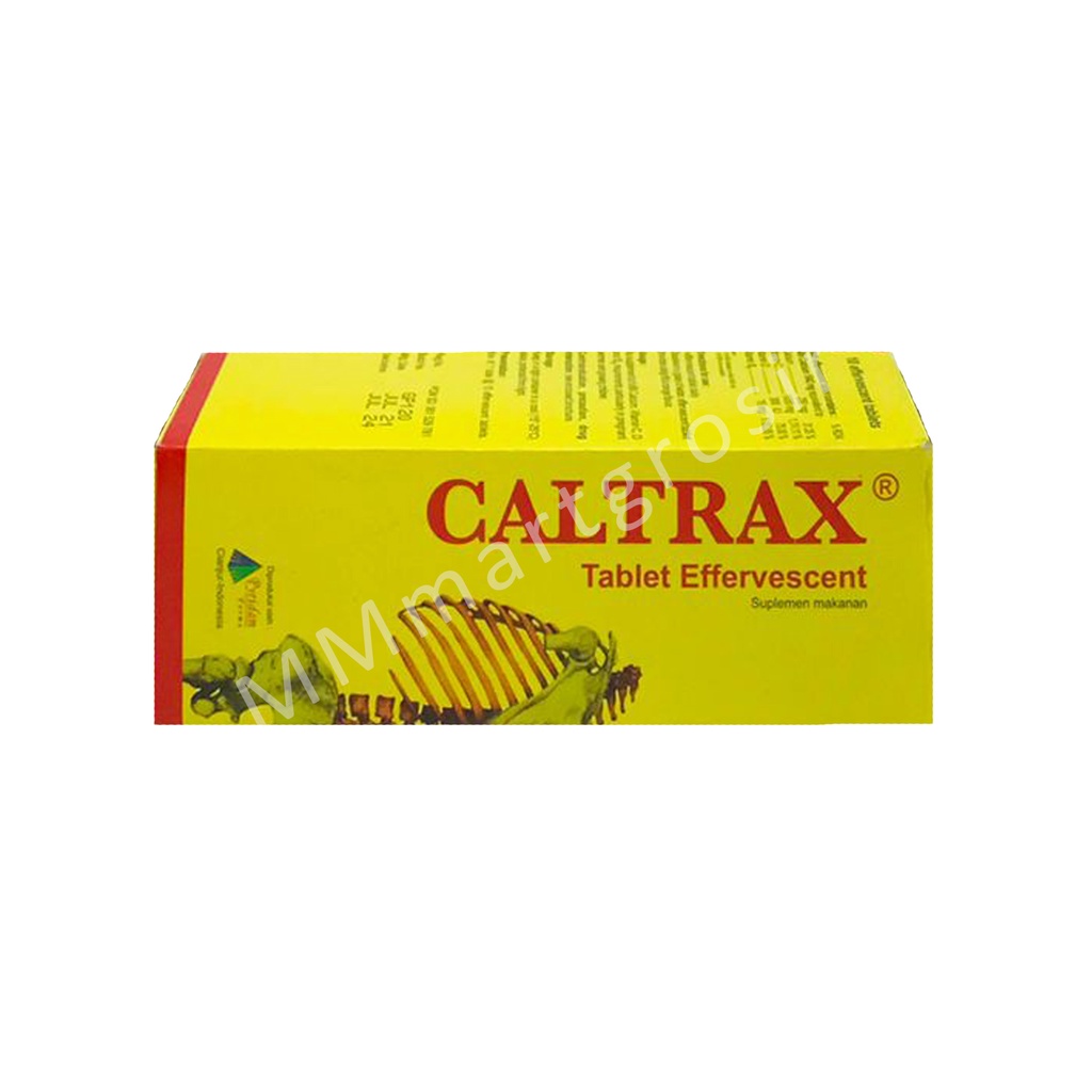 Caltrax / Suplemen Makanan / Kalsium Kesehatan Tulang / Isi 10 Tablet