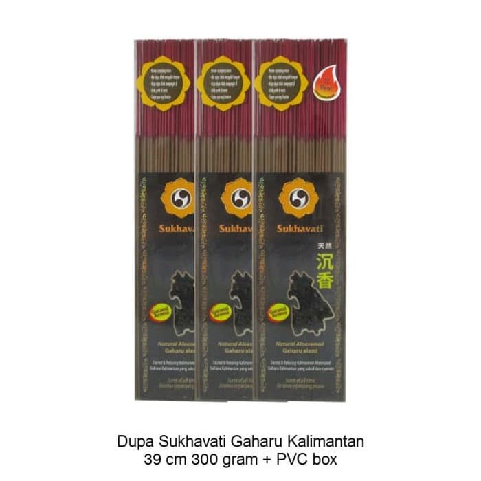 Dupa/hio wangi harum sukhavati 300gram 39cm PVC Box