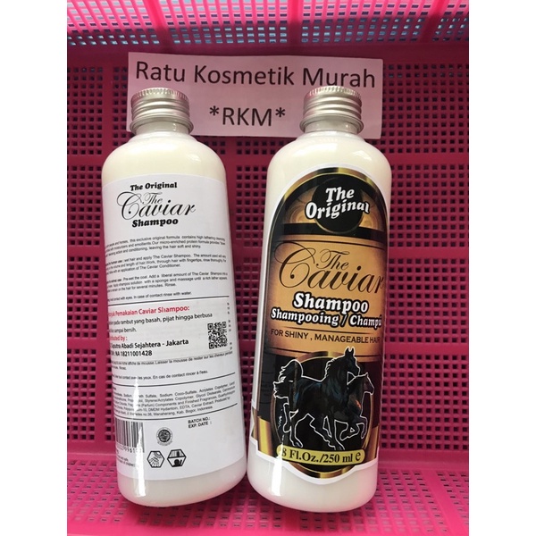 THE CAVIAR SHAMPOO - BPOM - SHAMPO KUDA CAVIAR ORI