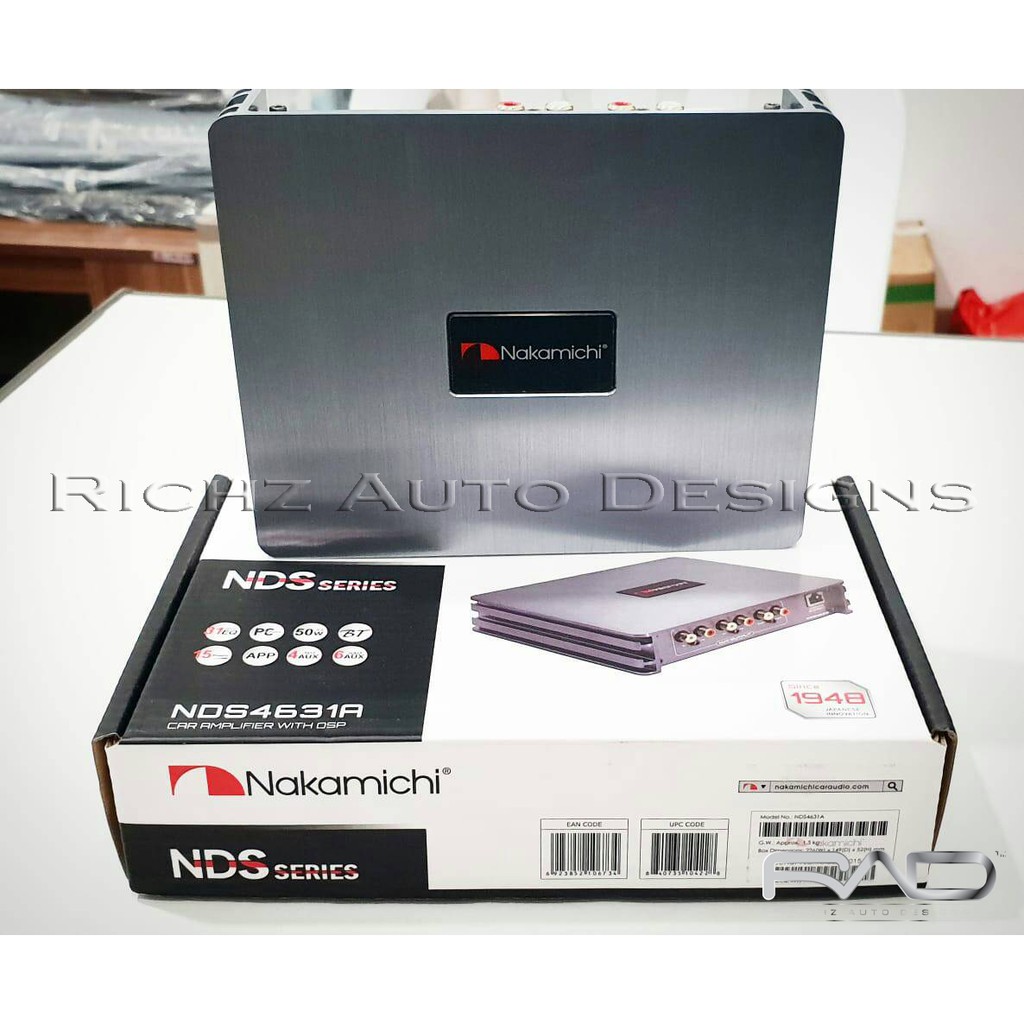 Nakamichi NDS-4631A DSP Processor Power Amplifier Mobil | Audio Mobil Premium 6 Channel – Original