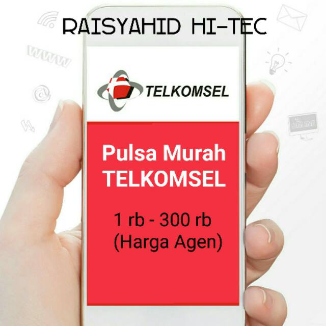 Pulsa Telkomsel Murah -  100rb 150 rb Harga Agen - Raisyahid Hi-Tec
