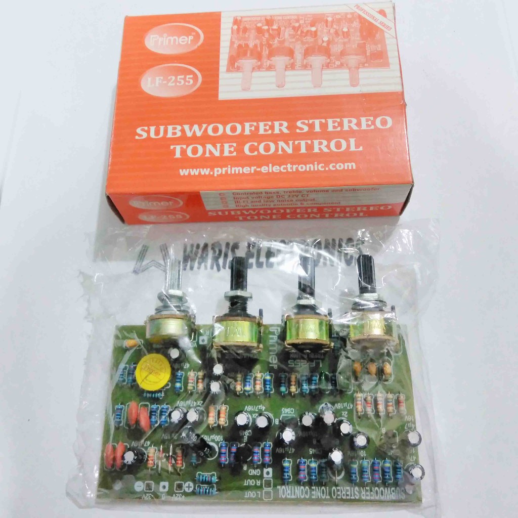 kit subwoofer stereo tone control