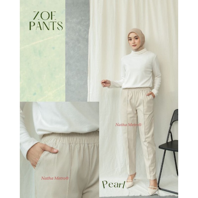 celana kerja  Zoe pants/bahan katun vol 2