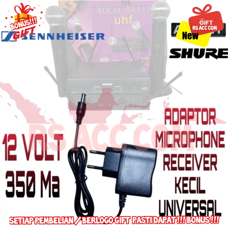 Adaptor 12 Volt 350 mA Microphone