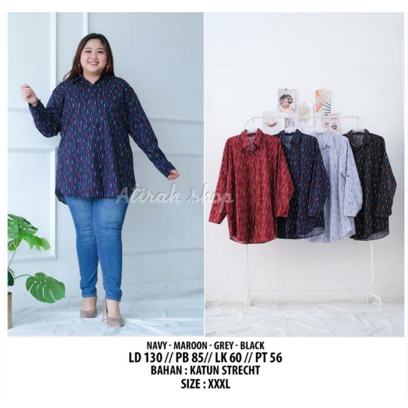 aulia baju atasan jumbo